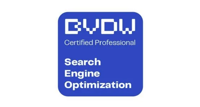 BVDW SEO Certified Professional